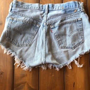 Levi Distressed Shorts